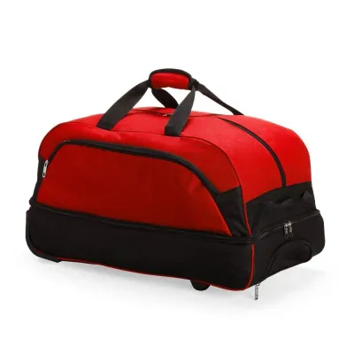 Mala vermelha em poliéster resistente à água