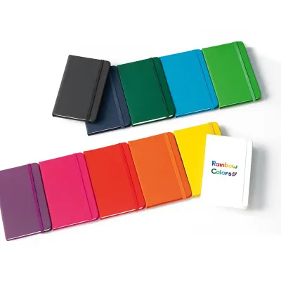 Caderno de bolso de capa dura : cores vibrantes
