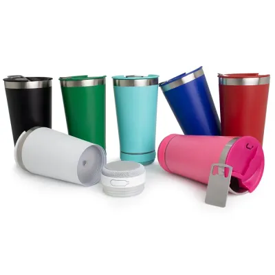 Copo Térmico com Caixa de Som Personalizado