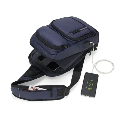 Mochila de ombro USB 