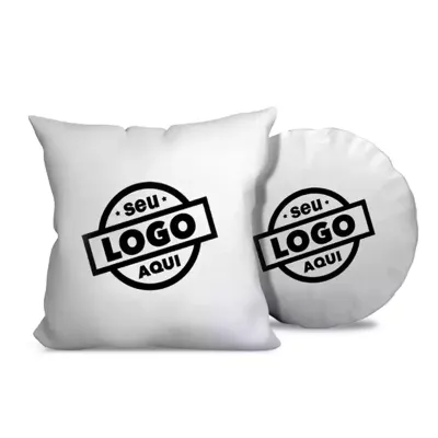 Almofada personalizada com sei logo