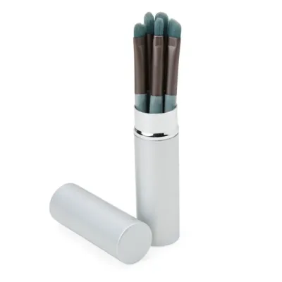 Kit com 5 pincéis e um estojo