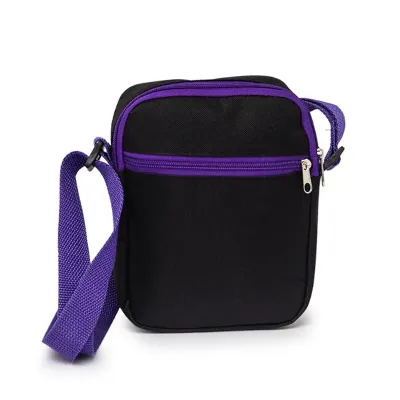 Shoulder bag preta e roxa