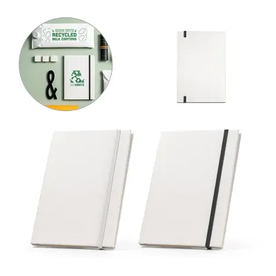 Caderno A5 de capa dura, com 80 folhas