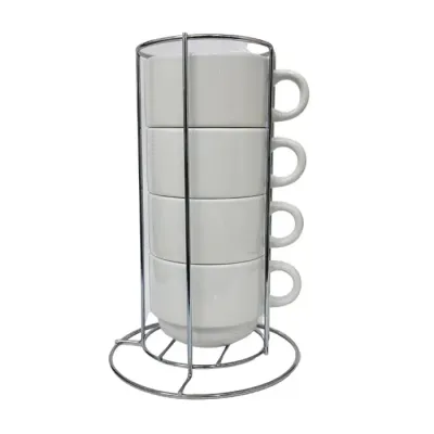 Jogo 4 Xícaras de Cerâmica 