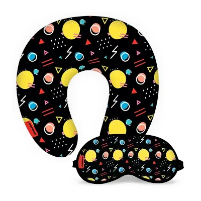 Kit com Almofada em microfibra e Máscara em Isoflex