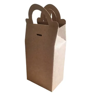 Caixa maleta em material kraft