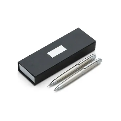Kit caneta e lapiseira com estojo