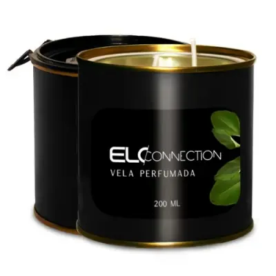 Vela na lata tampa hermética personalizado