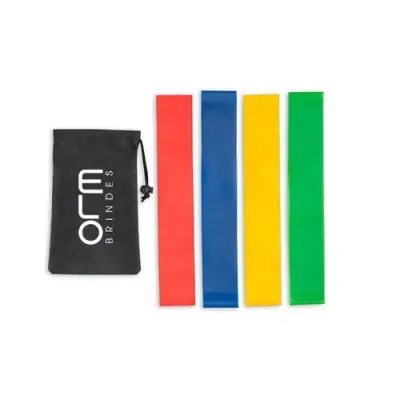 Kit de Faixas Elásticas para Treino