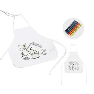 Avental Infantil para Colorir SP59834