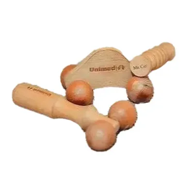 Massageador de Madeira Ecológico Kit Relax Corporal