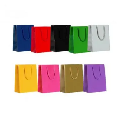 Sacola em Papel Duplex Colorido CY-22 - opções de cores