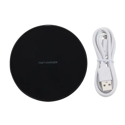 Carregador Rápido de Indução Redondo preto