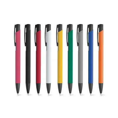 Esferográfica em alumínio - opções de cores