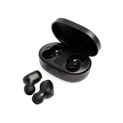 Fone de Ouvido Bluetooth Touch com Case - preto