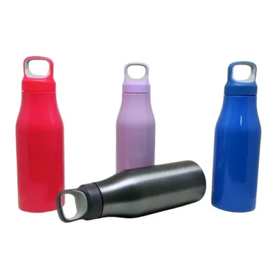 Garrafa de Aço Inox 650ml - cores