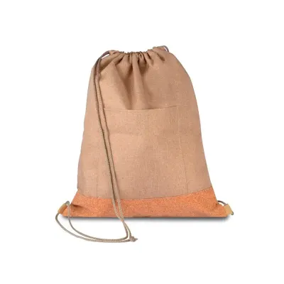 Mochila saco poliéster 600D com bolso frontal - 1