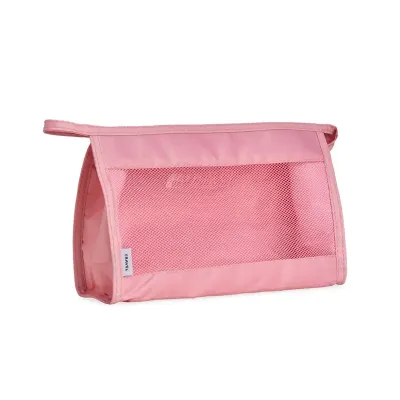 Nécessaire organizadora em poliéster - rosa
