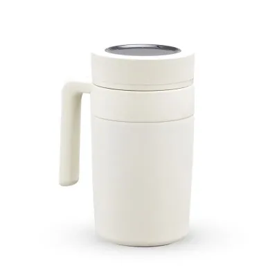 Caneca Térmica Inox Branca