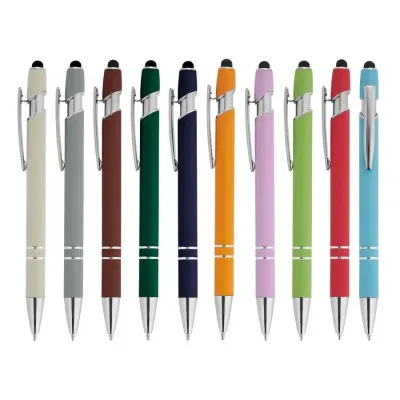 Caneta metálica: Opções de cores