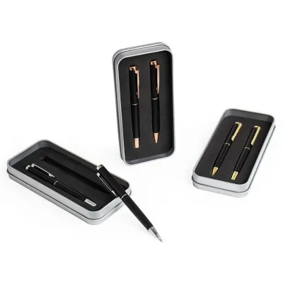 Kit Caneta Executiva, em estojo