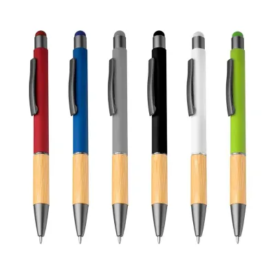 Caneta esferográfica em alumínio reciclável