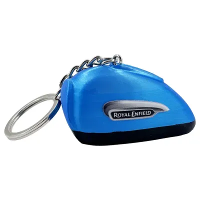 Chaveiro 3D Tanque de Moto Azul