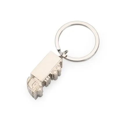 Chaveiro de metal formato caminhão