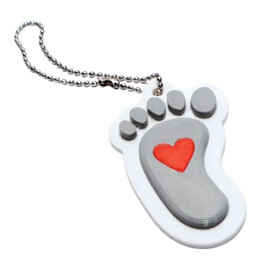 Chaveiro Pézinho 3D