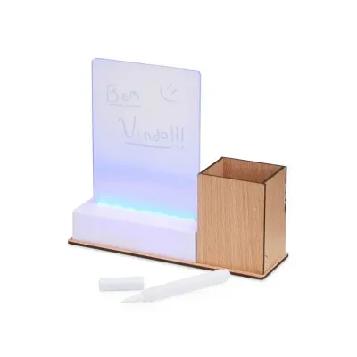 Quadro de Mensagens LED com Porta-caneta