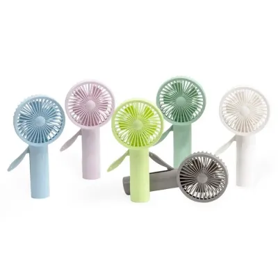 Mini ventilador plástico, em várias cores