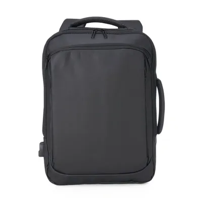 Mochila em couro sintético 17 litros resistente à água com cinco compartimentos