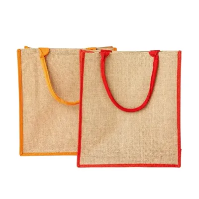 Sacola ecológica confeccionada em juta