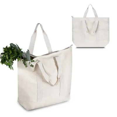 Sacola em algodão 450g/m² cru 