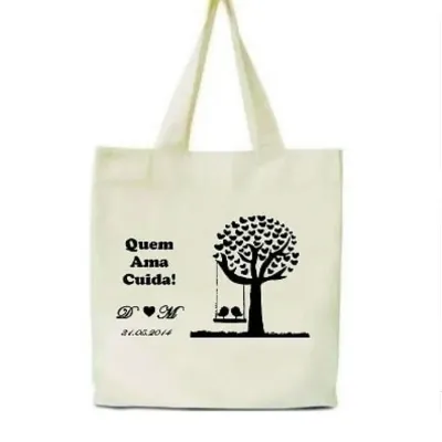 Sacola em Algodão personalizada