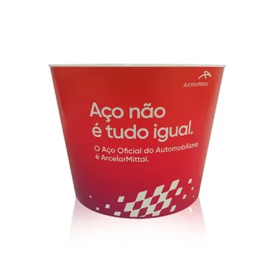 Balde Personalizado Vermelho