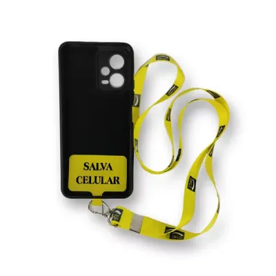 Cordão com Mosquetão e Salva Celular