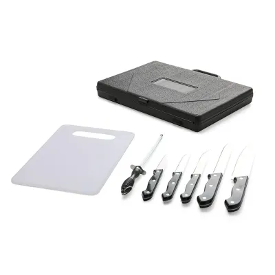 Kit Churrasco 7 Peças  em maleta