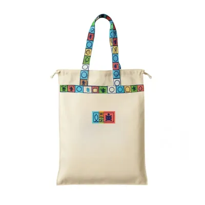 Sacola promocional personalizada confeccionada em lona de algodão cru 320g/m²