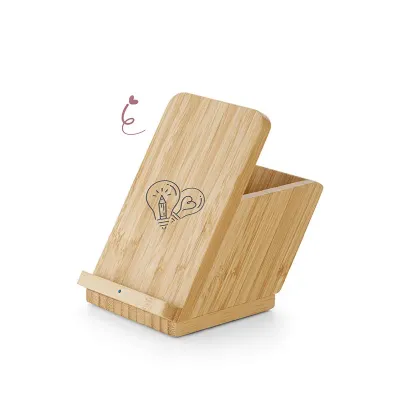 Carregador por Indução  em Bambu