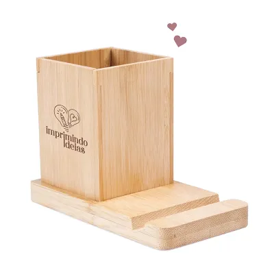 Conjunto de Mesa em Bambu Personalizado