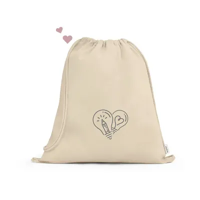 Mochila saco em algodão