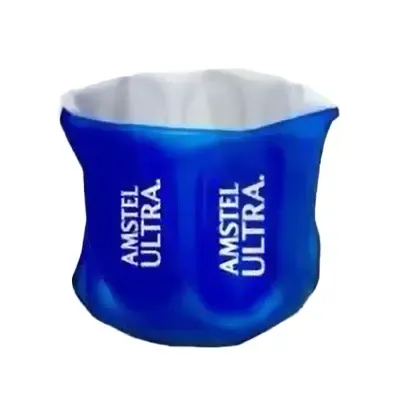 Balde de Gelo Inflável Azul