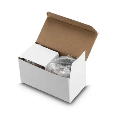 Conjunto com 2 copos de vidro borossilicato com parede dupla