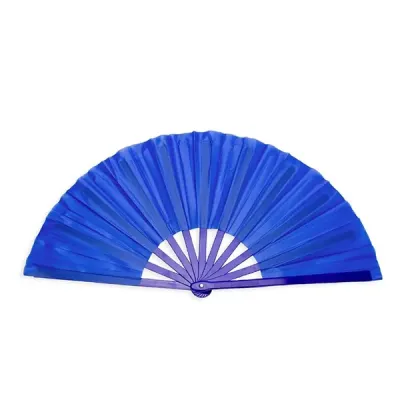 Leque em tecido Oxford Azul