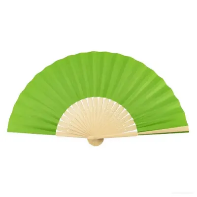 Leque feito de papel - verde