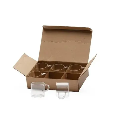 Kit com seis xícaras em estilo clássico