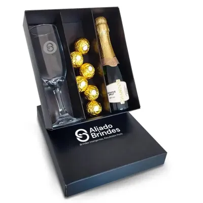 Kit Chandon com Ferrero Rocher Personalizado: AL44