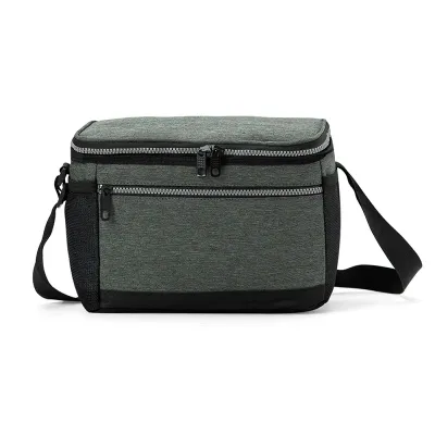 Bolsa térmica de nylon 10 litros com dois compartimentos